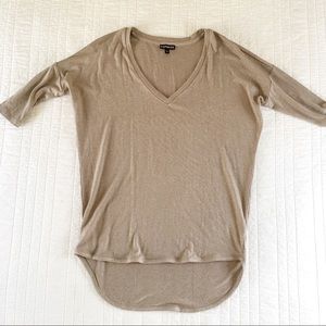 Express Short Sleeve High-Low Top